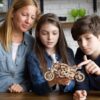 Puzzle 3D drewniane motocykl Scrambler UGR-10 Ugears