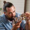 Puzzle 3D drewniane motocykl Scrambler UGR-10 Ugears