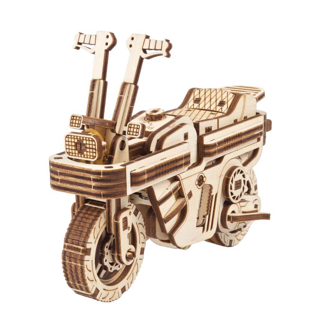 Puzzle Drewniane 3D Skuter Model Moto Compact Ugears puzzle-drewniane-3d-skuter-model-moto-compact-ugears