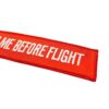 Brelok do kluczy KISS ME BEFORE FLIGHT pocałuj mnie przed lotem