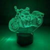 Lampka 3D LED RGB Chopper Cruiser Usb + Pilot