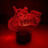 Lampka 3D LED RGB Chopper Cruiser Usb + Pilot