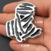 Naklejka DAKAR 3D EMBLEMAT Metalowy na motocykl silver