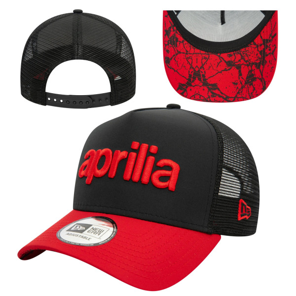 Czapka Aprilia New Era Crackle Trucker Cap | Motocyklowa | Uniwersalna