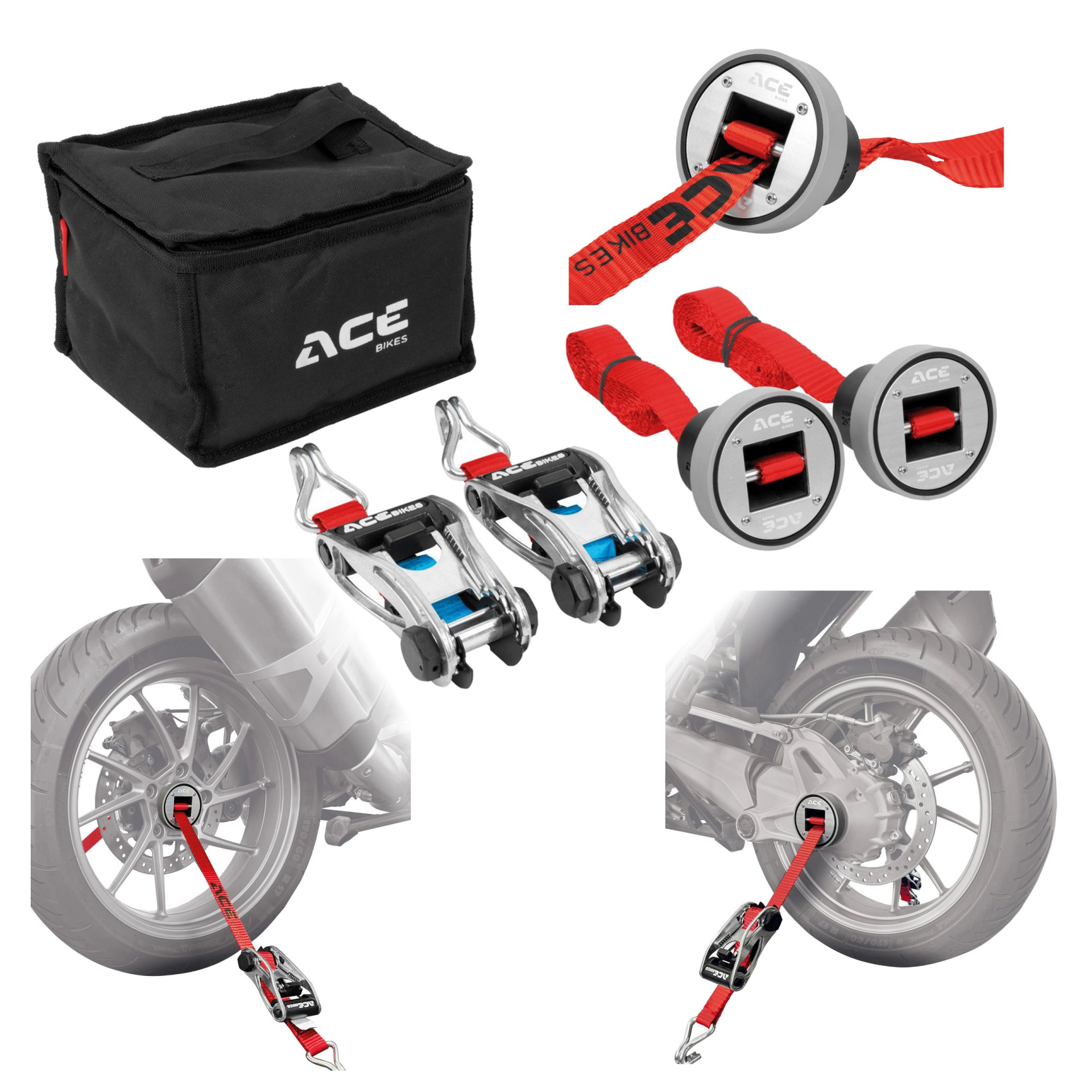 SYSTEM MOCOWANIA DO MOTOCYKLI BMW Z OTWARTYM WAHACZEM R1200 1250 1300GS